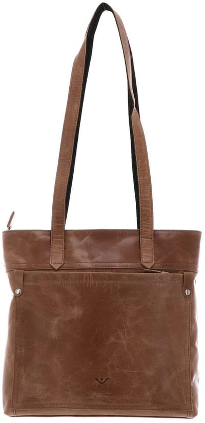 VOi schoudertas City Cowboy Zaida Schultertasche Wood Lichtbruin