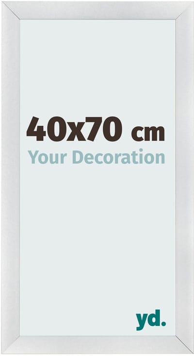 Your Decoration - Fotolijst 40x70 cm - MDF - Zilver Mat - Pisa