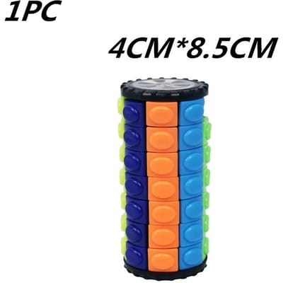 Puzzle Tour Cube de Maïs Magique 3D Speed Cube Roue Jeu Rotatif Cubos Jouets Cylindriques pour Enfants Cadeaux Éducatifs
