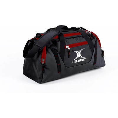 Gilbert Club V4 Players Holdall Zwart / Rood - 56 x 25 x 28