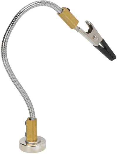Dailygoods - Magneetarmen - Flexibele Soldeerhulp - Sterke Magneetvoet - Krokodillenklemmen - Geschikt voor Lassen - 1 Pak