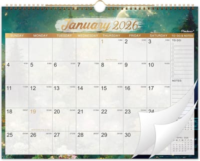 Wandkalender 2025 tot en met 2026 - 18 Maanden Overzicht juli 2025 t/m december 2026