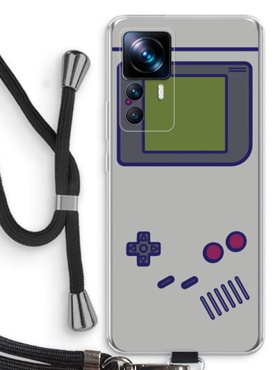 Case Company® - Hoesje met koord geschikt voor Xiaomi 12T hoesje met Koord - Game On - Telefoonhoesje met Zwart Koord - Bescherming aan alle Kanten en Over de Schermrand