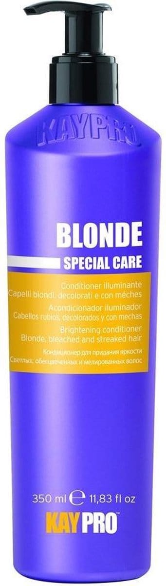 KayPro Blonde conditioner 350 ml - voor blond en ontkleurt haar - neutraliseert gele tinten in het haar