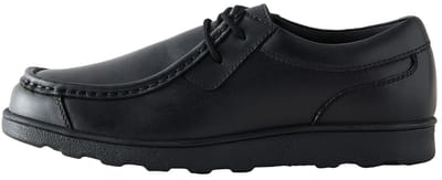 Next - Jongens - Leren veterschoenen voor school - Zwart