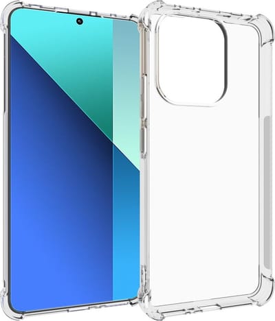 Coverup Hoesje - Geschikt voor Xiaomi Redmi Note 13 4G Hoesje - Coverup TPU Back Cover met AirBag Corners - Transparant