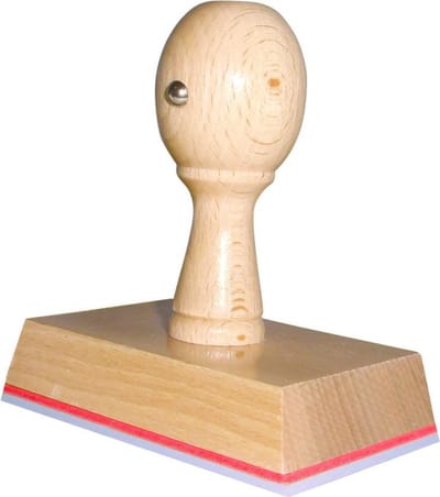 Handstempel 80x50 Mm - Stempels - Stempels volwassenen - Snelle Levering