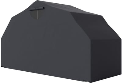 Wishdor - Motoroverkapping - Uitschuifbaar En Geventileerd - Voor Buiten - Oxfordstof - Zwart - 345 X 135 X 191 Cm