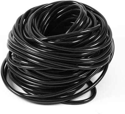 Microtubes 3 mm Binnen- en 5 mm Buitendiameter voor Tuinirrigatie - 20 m Driptube, Weerbestendig, Geschikt voor Boven- en Ondergrondse Toepassingen, Kunststof Irrigatiesysteem