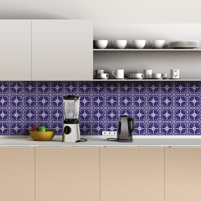 Zelfklevende tegelmuurstickers voor keuken en badkamer - 60 tegelstickers - 60 stickers 10x10cm