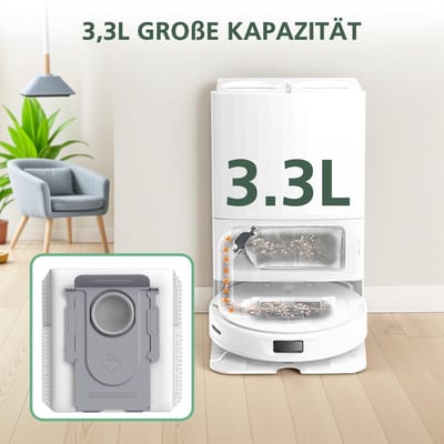 Dailygoods- Stofzakken 10 Stuks - Compatibel met Roborock Q Revo/QRevo - 4-Laagse Filterzak - 3,3 L Reservezakken - Premium Kwaliteit - Stofzuigerzak