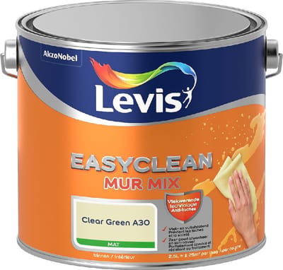 Levis - Easyclean Mur Mat Mix - Clear Green A30 - Mengverf - 2,5 L
