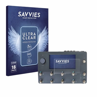 Savvies - Screenprotector voor Neural DSP Quad Cortex - Folie Beschermfolie transparant 18 Stuks