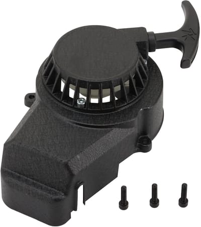Dailygoods- Trekstarter Vervanging - Geschikt voor 2-takt 47cc/49cc/50cc - Mini Pocket Bike/Pit Bike/Scooter/ATV - Hoogwaardige Metaal/Aluminium - Eenvoudig te Installeren - Startmotor