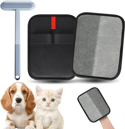 Honden- en kattenhaar verwijderhandschoen voor gemakkelijk schoonmaken en verzorging van huisdieren