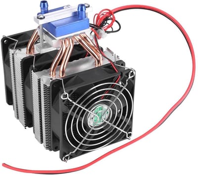 Thermo-elektrische Koeler - Waterkoeler Apparaat - Vistank Temperatuur - Snelle Koeling - 120W 30L - Zilver