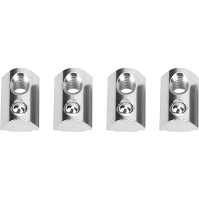 50 stuks Europese Standaard Elastische Moer Aluminium Profielen T-sleuf Veer Moeren Bevestigingsmiddelen(M8 )