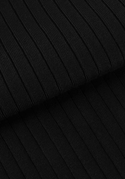 Ydence Knitted Top Kit Tops & T-shirts Dames - Shirt - Zwart - Maat XL