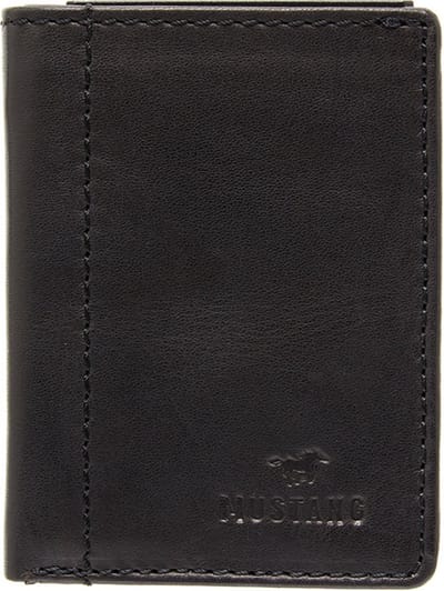 Mustang  - Temi - RFID proof - Aluminium Case - Creditcardhouder- Wallet - Zwart