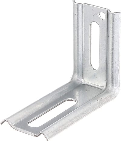 SnelShoppen - Hoogwaardige 90° Aanpassingshoek | Stalen Hoekverbinder met Sleufgat, Verzinkt, 70 x 50 x 30 mm | Perfect voor Constructie en Verbouwing
