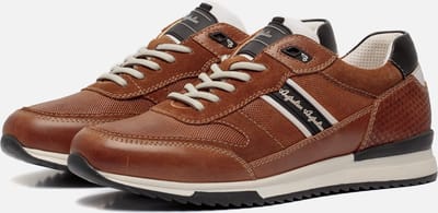 Australian Filmon Lage sneakers - Leren Sneaker - Heren - Cognac - Maat 44