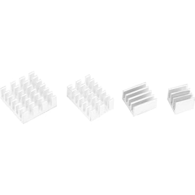 20 stuks Aluminium Koellichaam CPU Radiator met Zelfklevende Pad voor Raspberry Pi 234 3b 4B