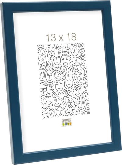 Deknudt Frames fotolijst - Blauw - Smal - S41JL6 - Voor foto: 13x18 cm