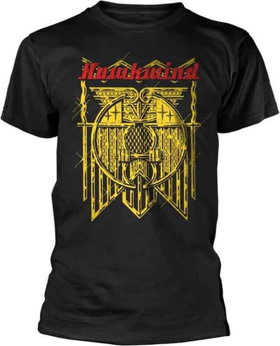 Hawkwind Heren Tshirt -M- Doremi Zwart