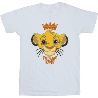 Disney Heren The Lion King Toekomstige Koning T-Shirt (Wit)
