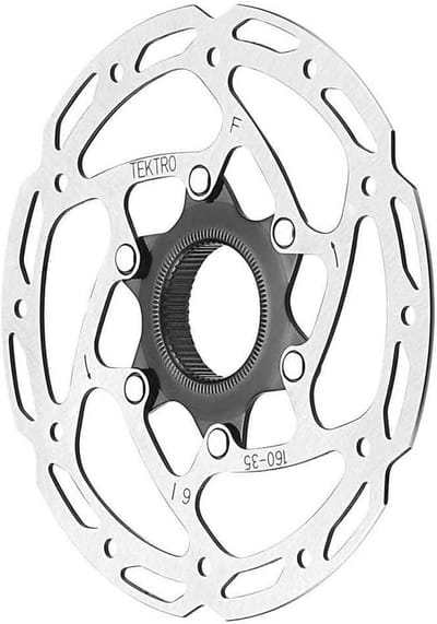 Remschijf - Fietsrem - Veilig Fietsen - Roestvrij Staal - 203 mm Diameter - Zwart