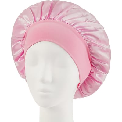 Solide Haarbonnet Zijde Bonnet Satijnen Bonnet Valentijnsdag Valentijns Haarbeschermingskap Zwart Nachtverzorging Overdag Thuiscomfort Schoonheidstool one-size