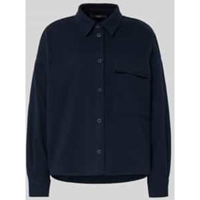 Oversized overhemdblouse met katoen, model 'NANCY'