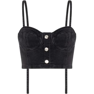kano's en top vrouw Moschino Jeans - top denim strech 13,5 oz - n.d.
