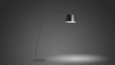 Foscarini Twiggy LED Vloerlamp - grafiet - met MyLight