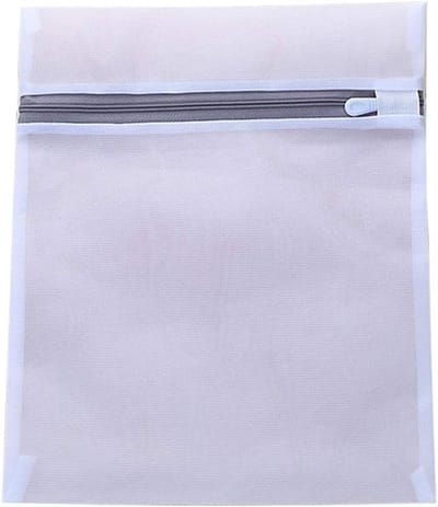 Waszak set - Kleding net - Kleding beschermen - Versterkt vezelmateriaal - 30x40cm - Wit