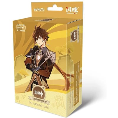 100% Echte Genshin Impact Kaart Genius Invokation Tcg Battle Card Hu Tao Raiden Shogun Karakter Verzameling Kaart Kind Speelgoed Cadeaus