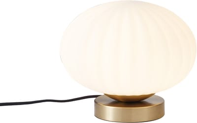 QAZQA mochi - Design Tafellamp - 1 lichts - H 19.5 cm - Messing - Woonkamer | Slaapkamer