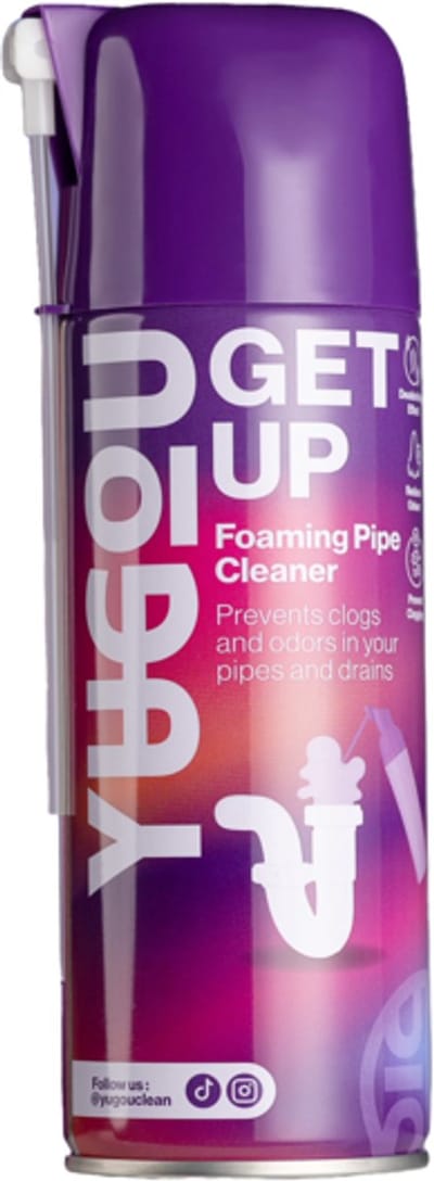 TikTok Viral: YUGOU Get Up Foaming Pipe Cleaner 450 ml – Snelle Ontstopping & Diep Reinigend schuim voor afvoeren