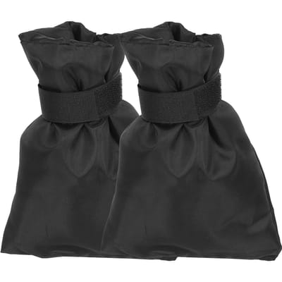 2 stuks Zwart Winter Buitenkraan Beschermer Anti Vorst Waterkraan Klep Deksel Accessoire 15x21cm black