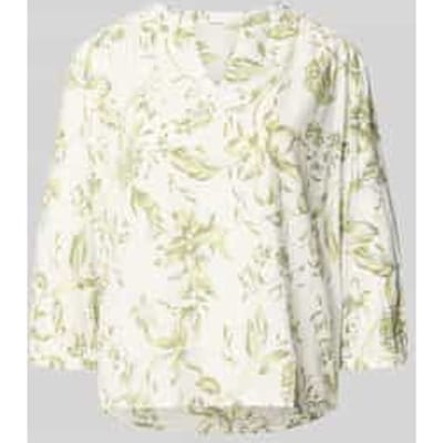 relaxed fit tuniek van mix van viscose en katoen