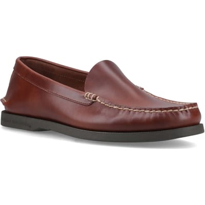 Sperry Authentic Venetiaans Leer Heren Bruine Loafers