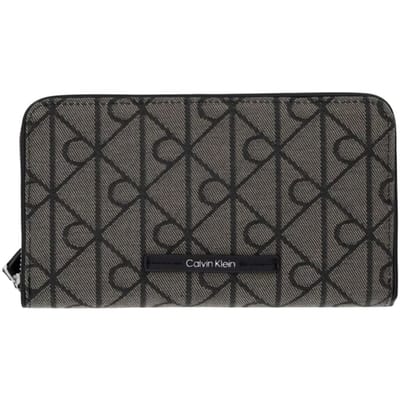 Portemonnee Calvin Klein Jeans EMBLEM AOP JCQRD PASSPORT WALLET LV04F1163G