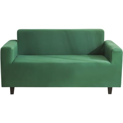 Elegante Effen Kleur Bankhoes Antislip Stretchstof Bankhoes Beschermer Moderne Luxe Woondecoratie 1-seat 90-140cm