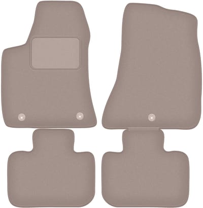 Beige velours vloermatten voor: Dodge Charger LD coupé (2011-2020)