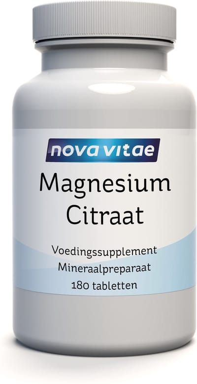 Nova Vitae - Magnesium Citraat - 200 mg - 180 tabletten
