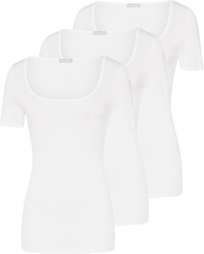 Hanro Dames onder t-shirts 3 pack Ultralight