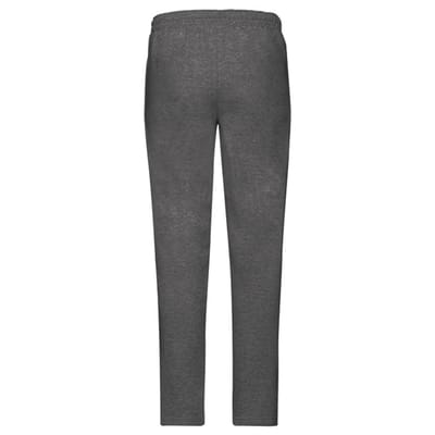 Fruit of the Loom Uniseks Classic Heather Open Hem Joggingbroek voor Volwassenen (Donkere Heide Grijs)