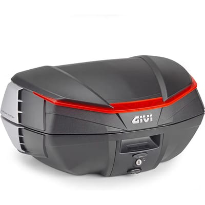 Topcase motor met zijkleppen en ventilatie. Givi