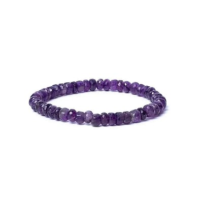 Armband - Amethist - Edelsteen - Spiritueel - Paars - Cadeau - Beschermend - Zuiverend
