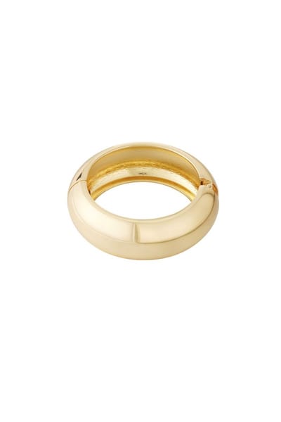 Solid Shine Bangle Armband - goudkleur